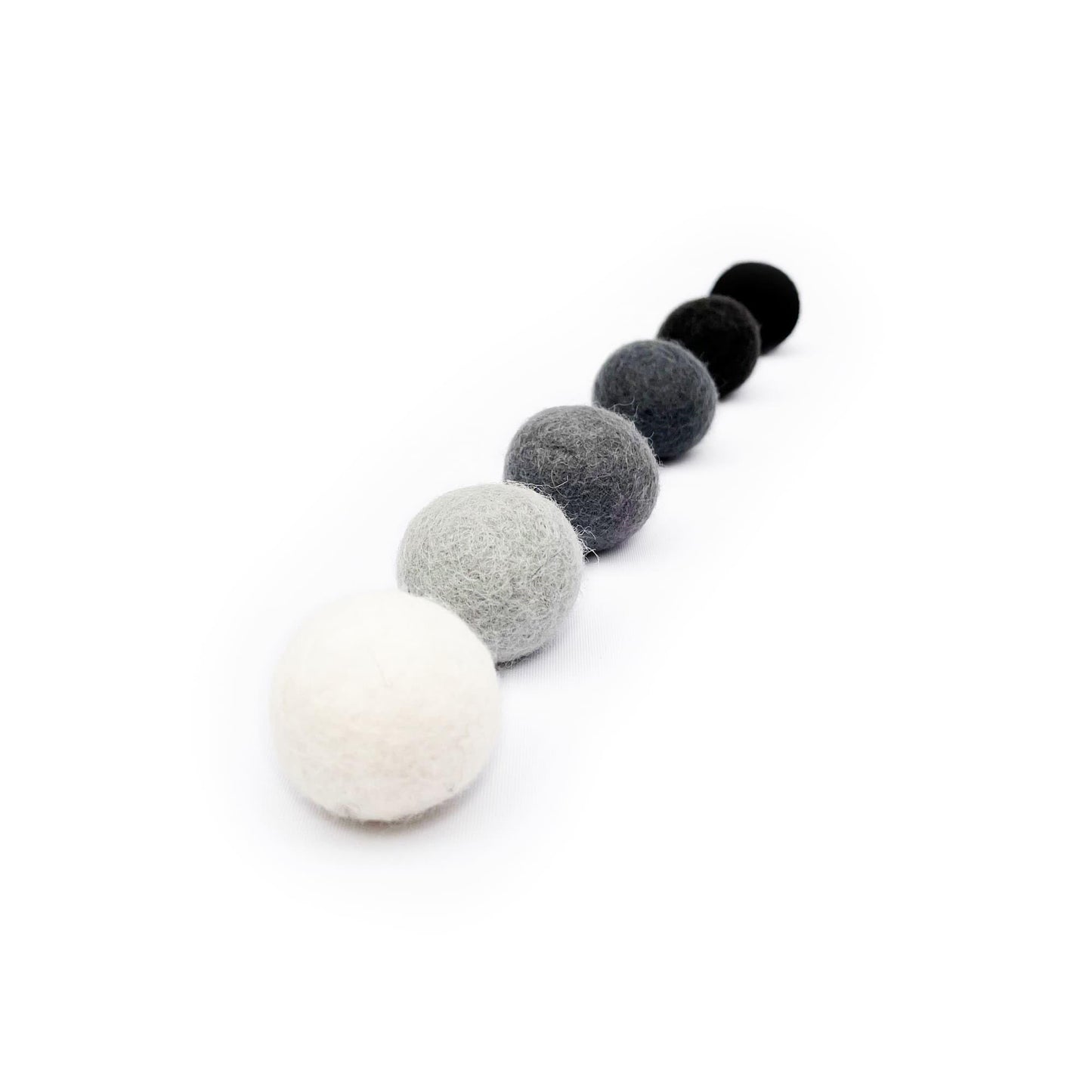 Jouet pour Chat Balles en Feutre | Lot de 6 | 100% Pure Laine