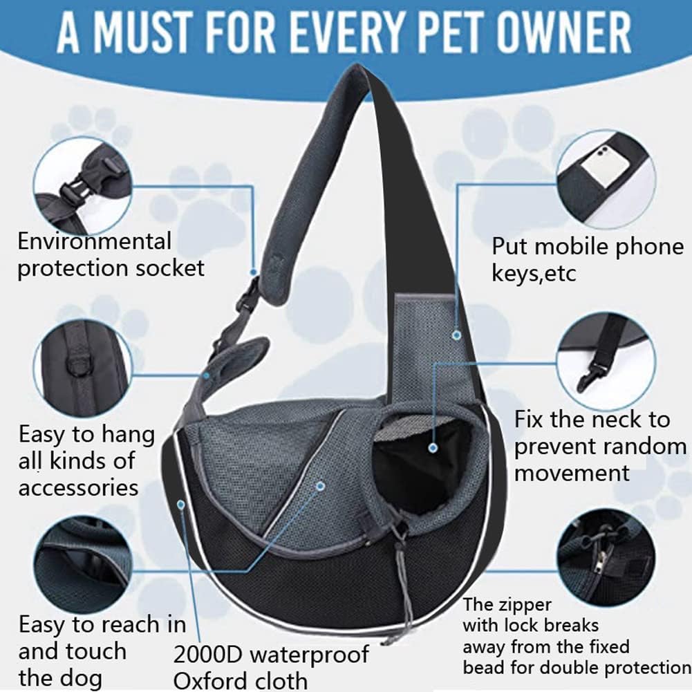 Sac Bandoulière Chat S/3kg M/5kg