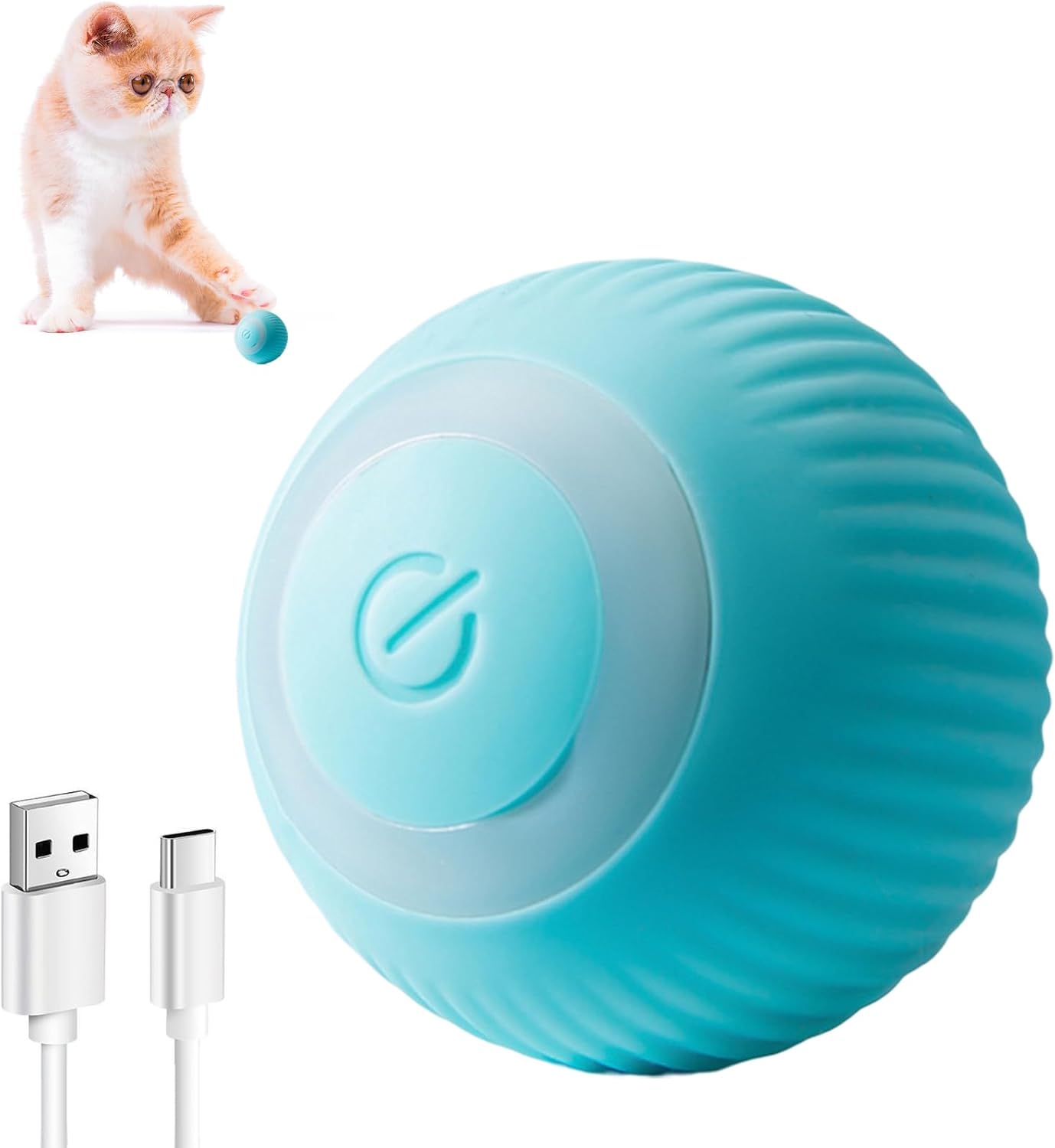 Jouet pour Chat Boule avec lumière LED