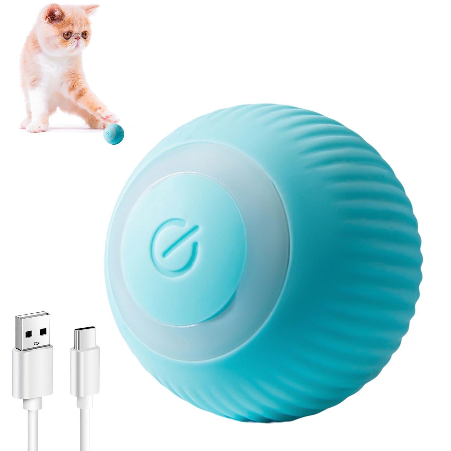 Jouet pour Chat Boule avec lumière LED
