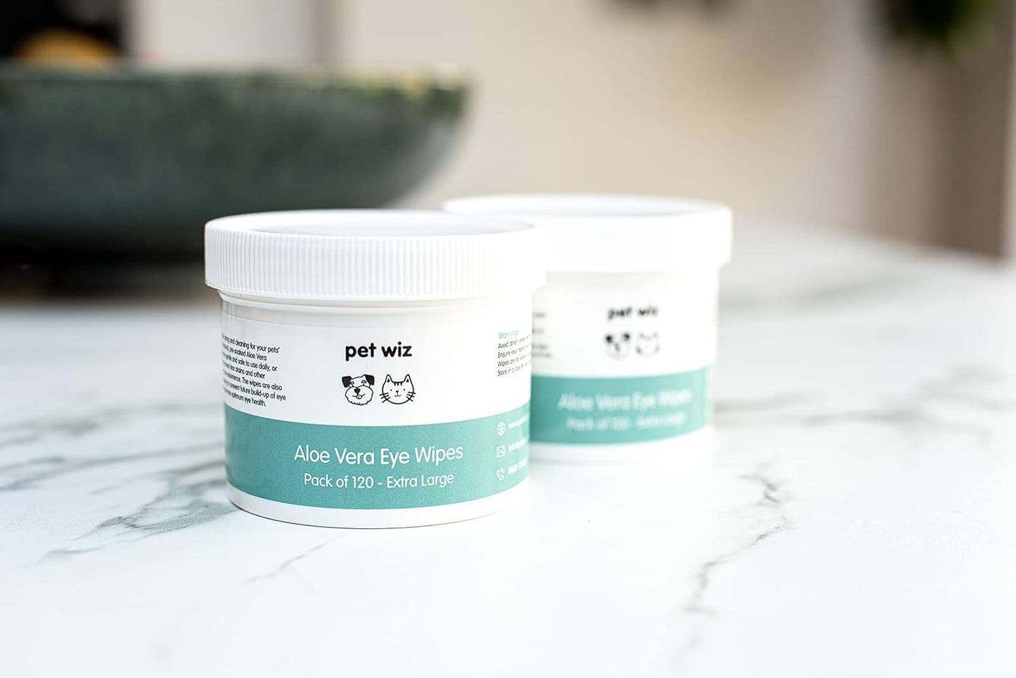 Lingettes pour Chat - Yeux l'aloe Vera