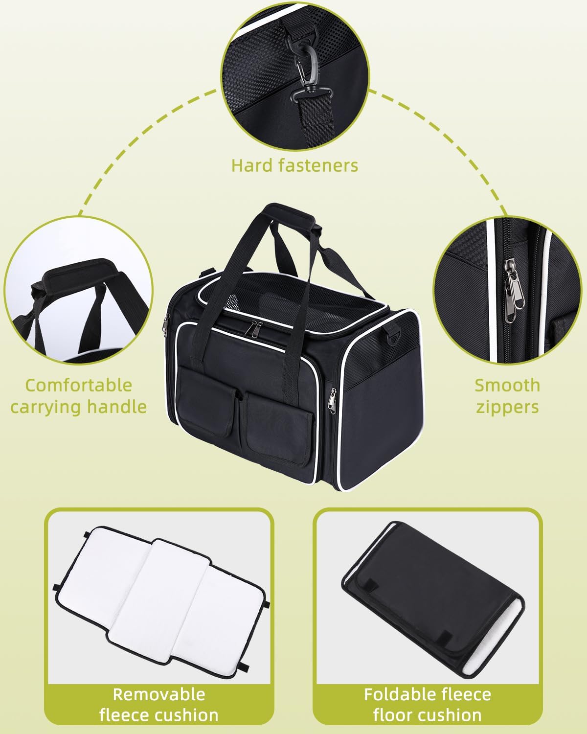 Sac Transport Chat Pliable 6kg