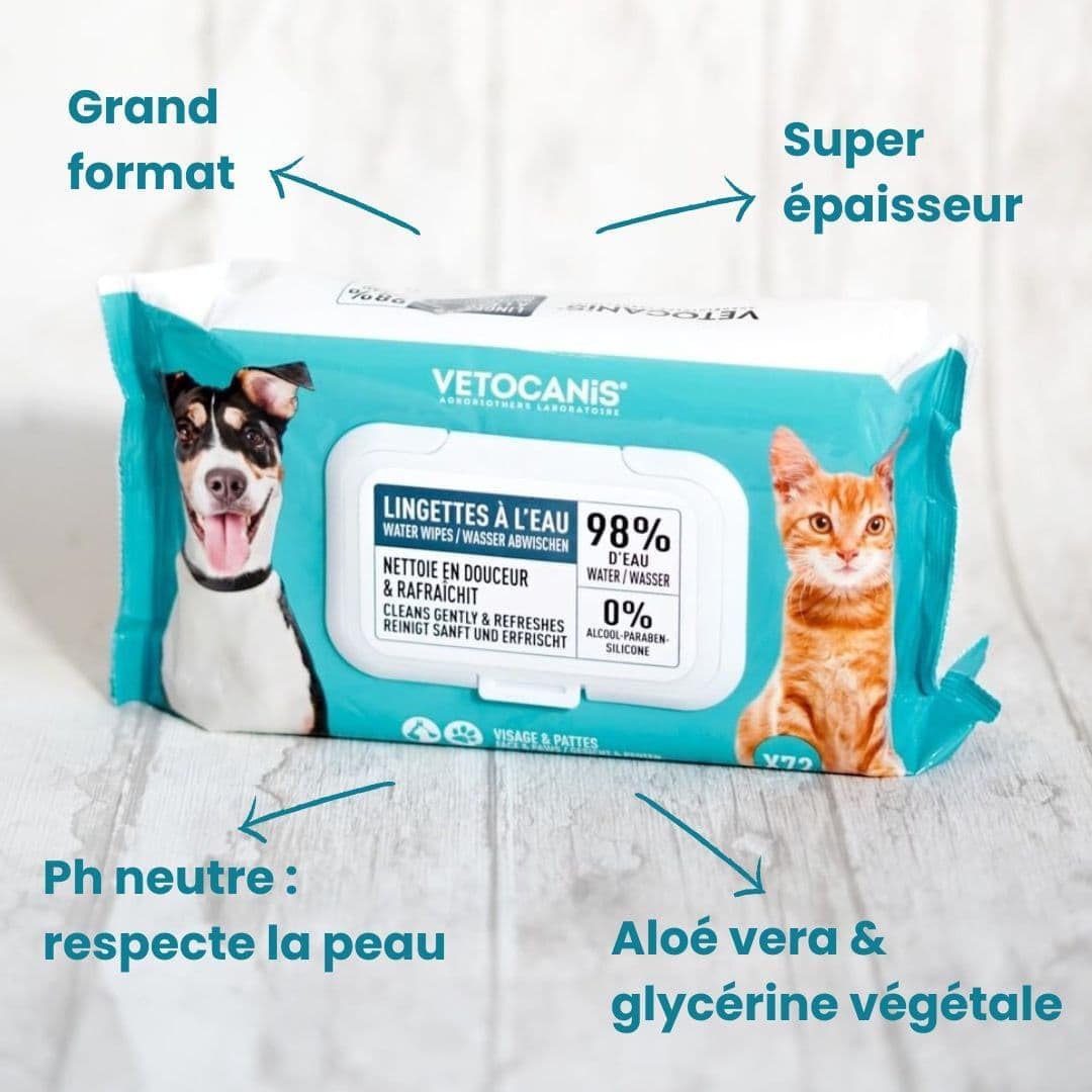 Lingettes pour Chat x72