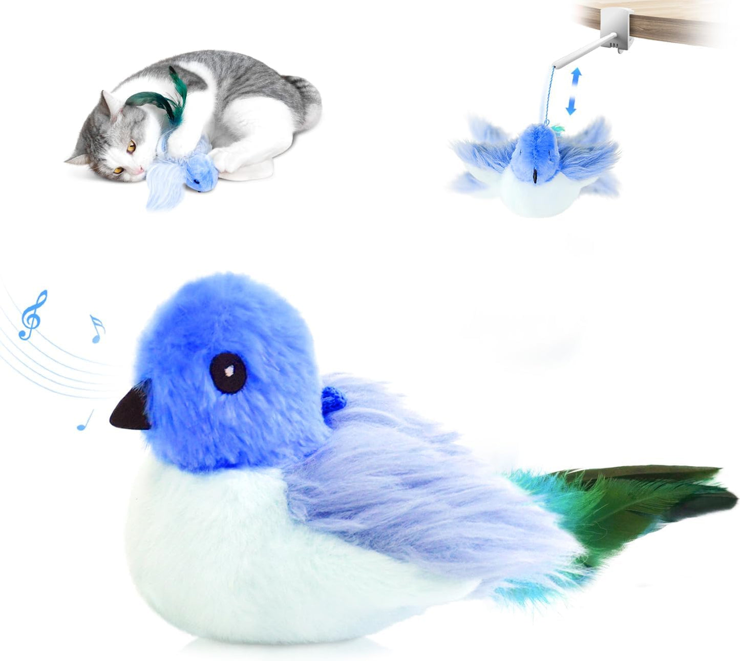Jouet pour Chat Oiseau avec Herbe à Chat