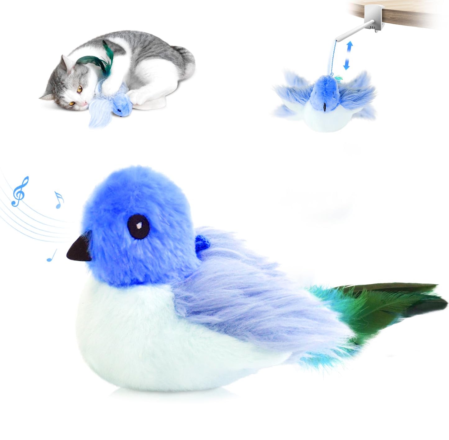 Jouet pour Chat Oiseau avec Herbe à Chat