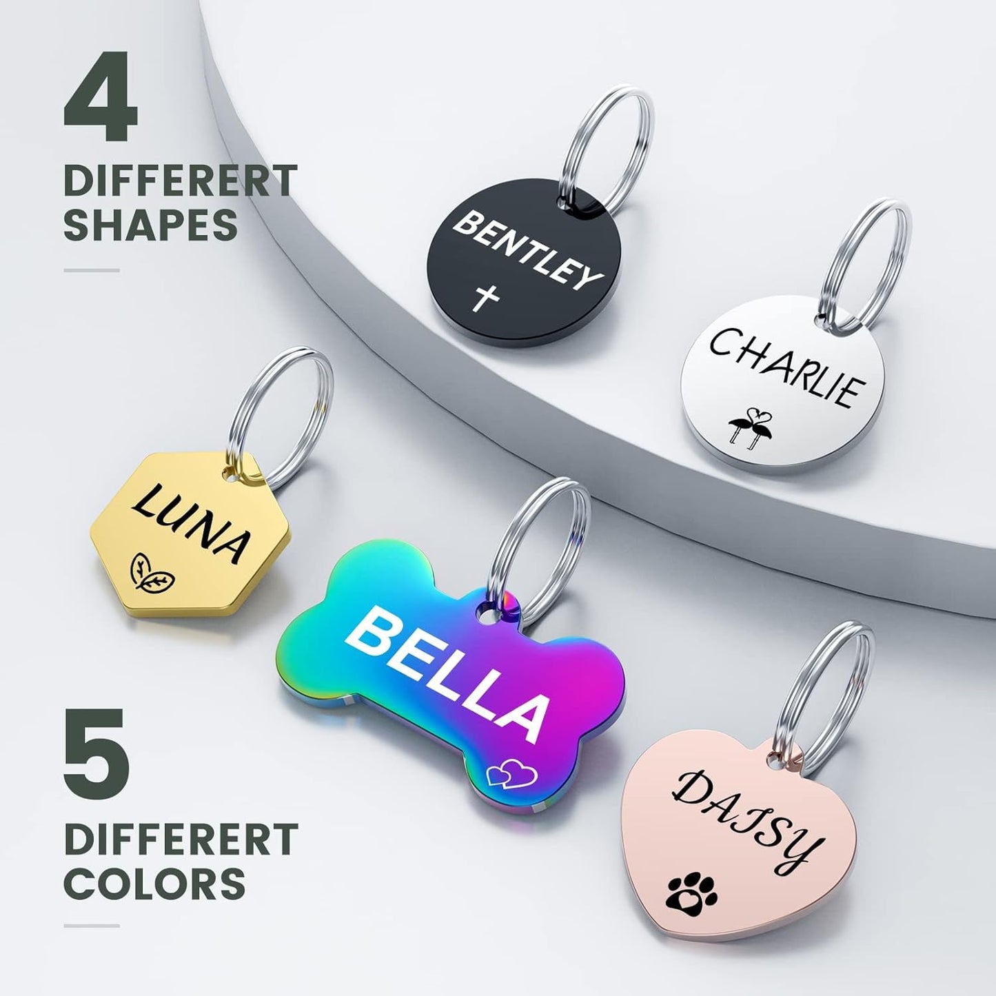 Collier Chat Médaille Personnalisable