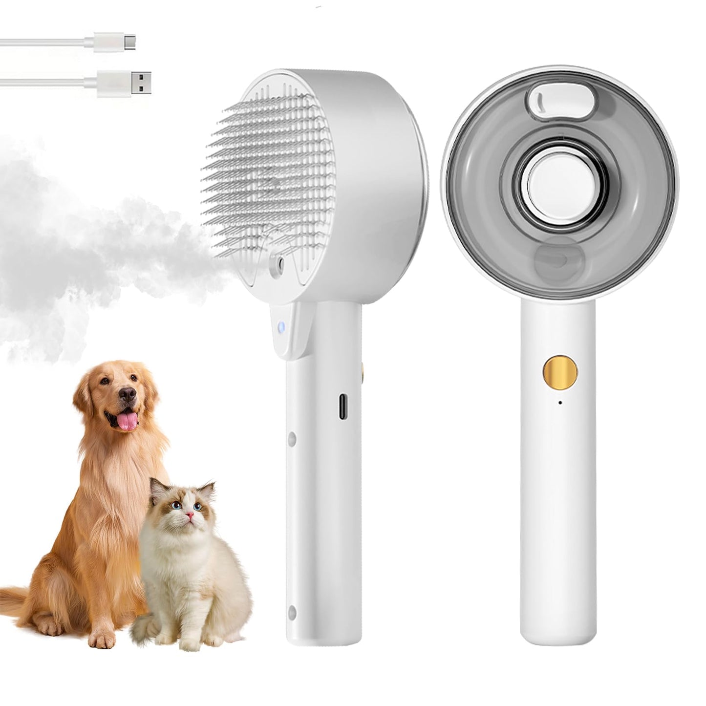 Brosse Chat Vapeur 4 en 1