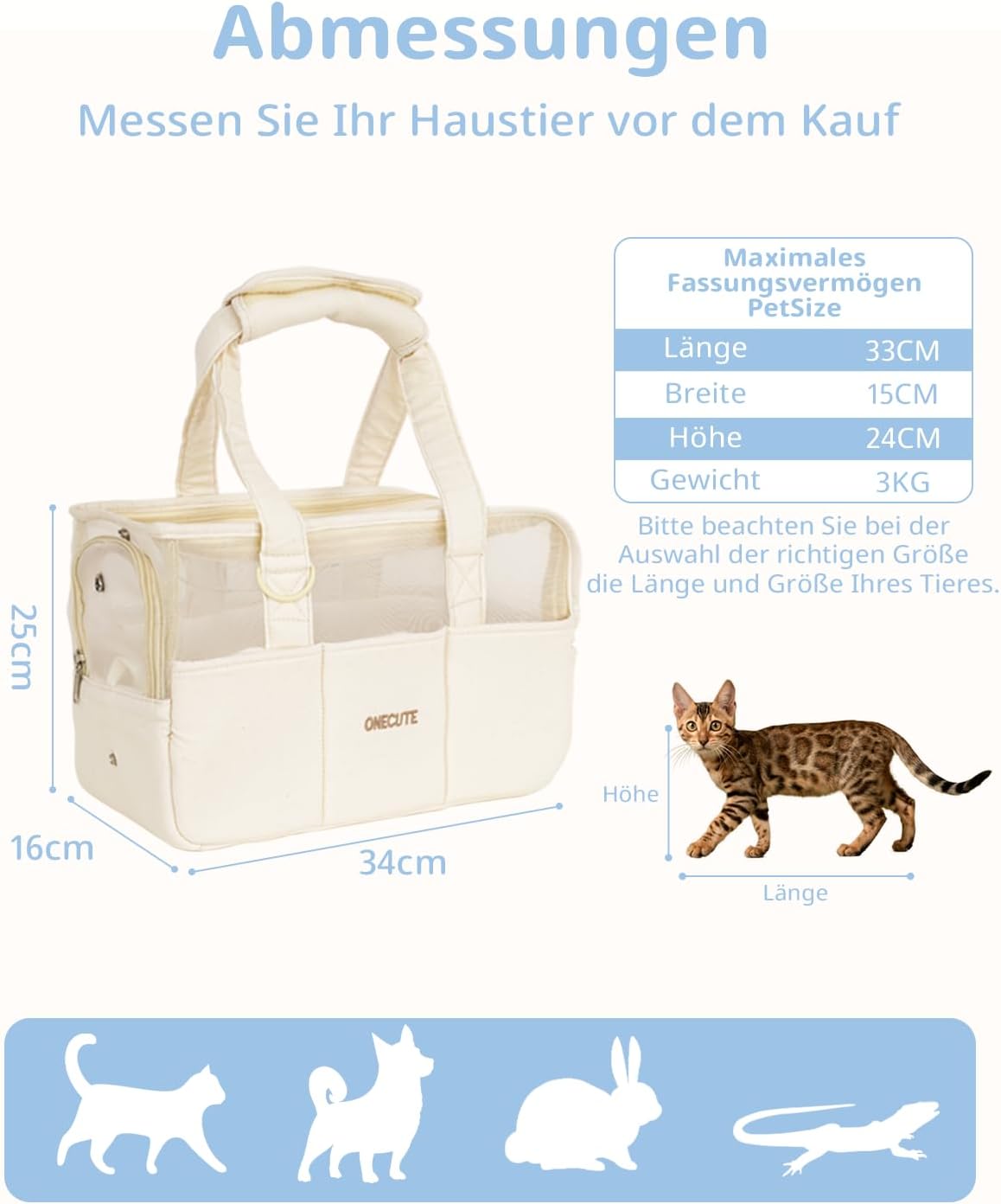 Sac de Transport 34x16x25 3kg