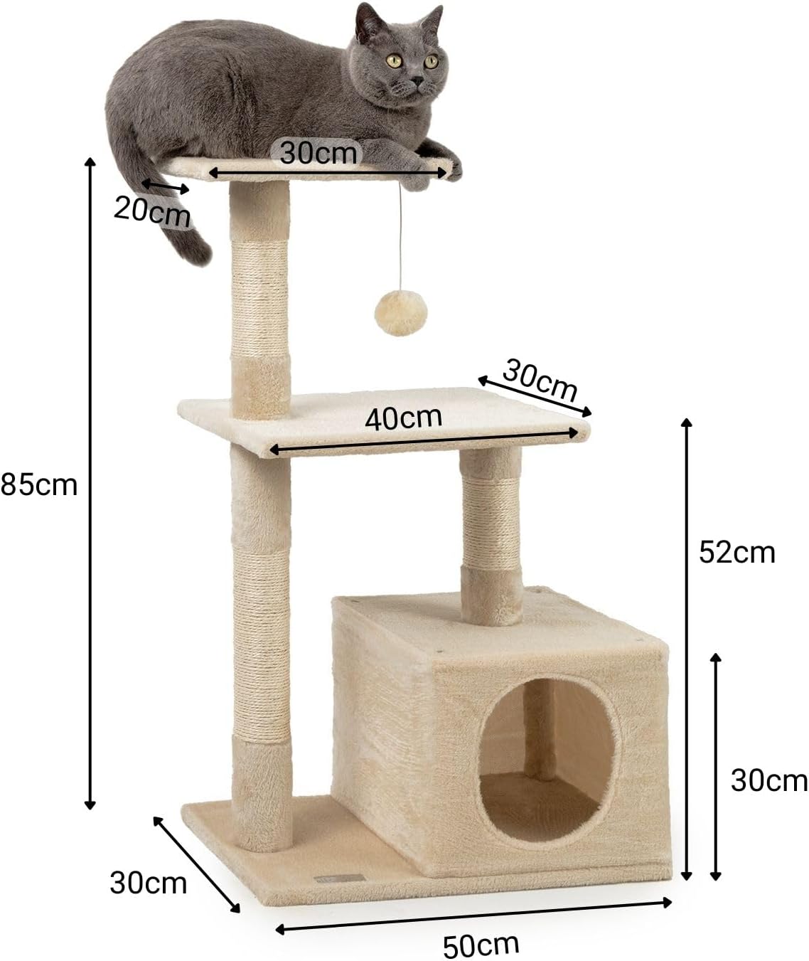 Arbre à Chat Hauteur 85 cm