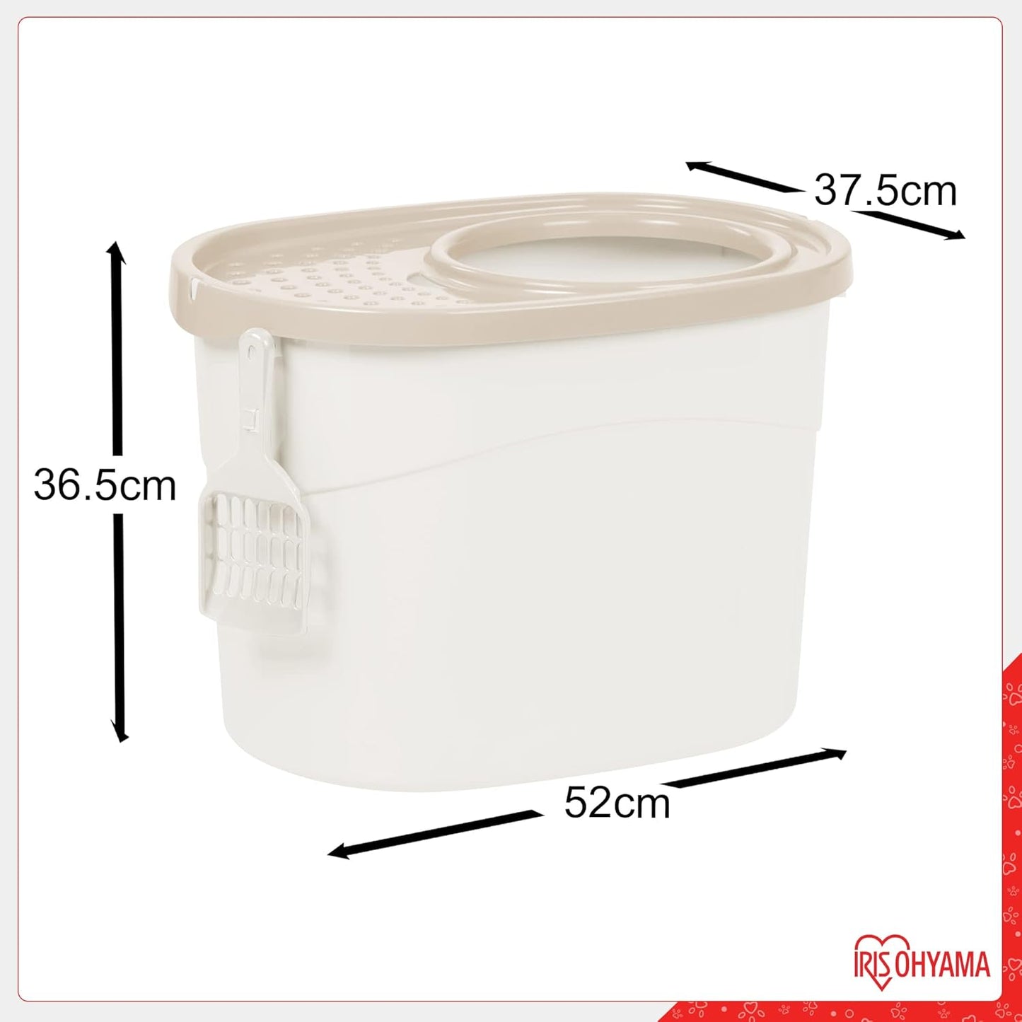 Litière Max. 7 kg, Beige