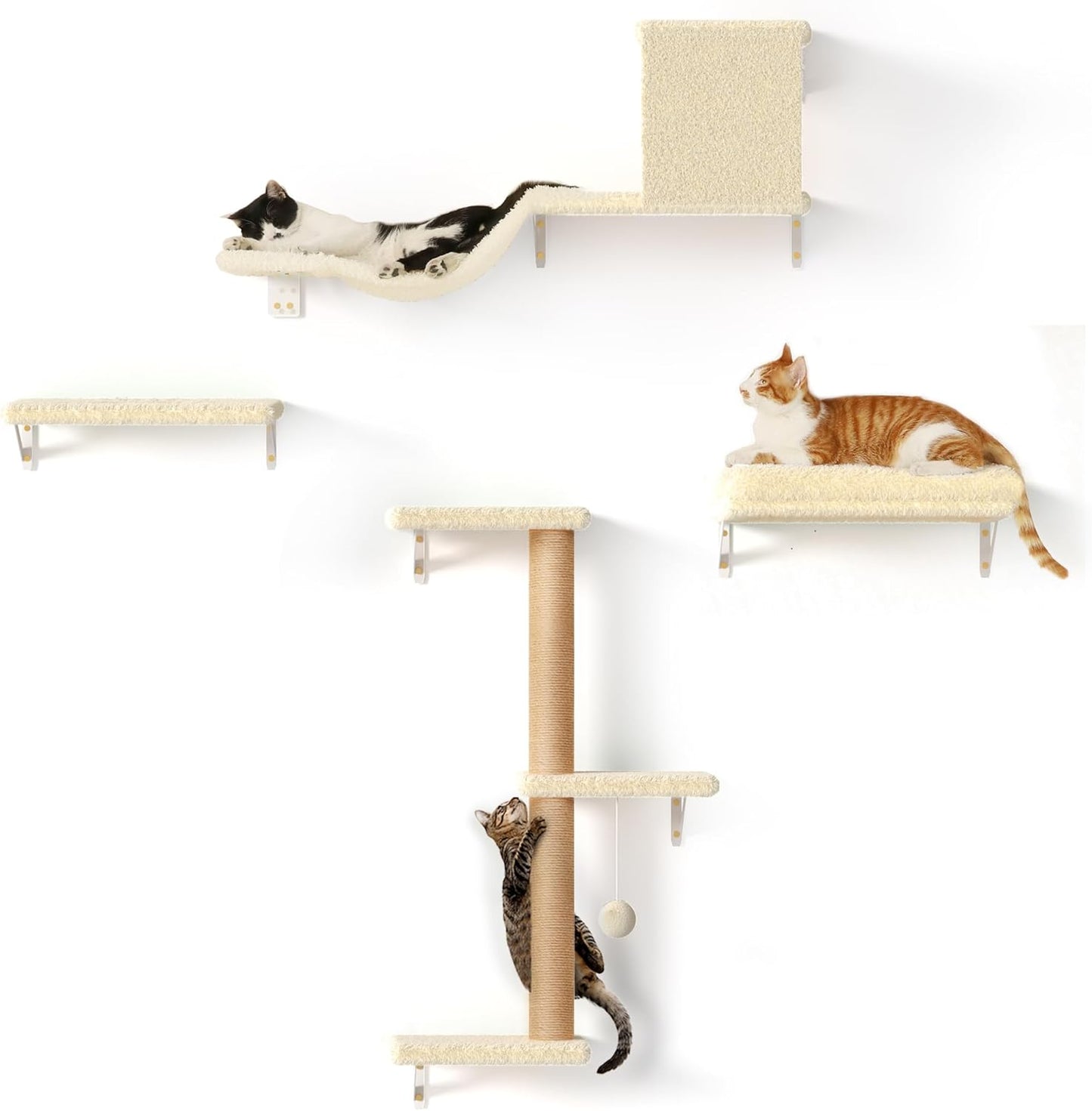 Arbre à chat Mural 10 pièces
