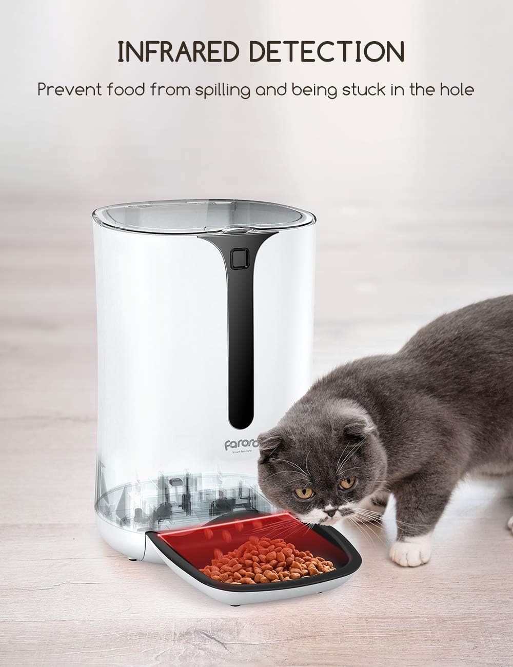 Distributeur Croquettes Chat 7L