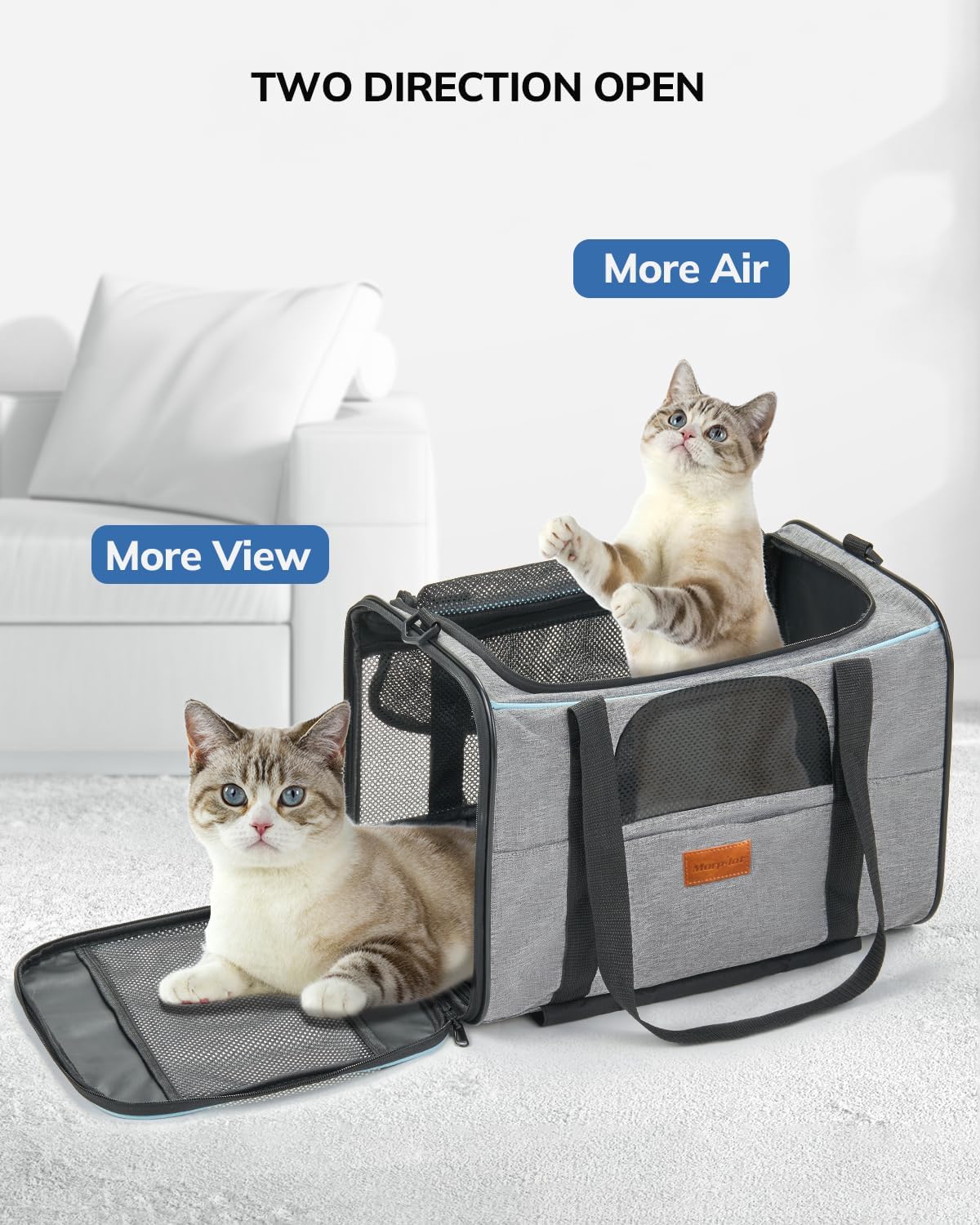 Sac Transport Chat à roulette 43x28x28 6kg