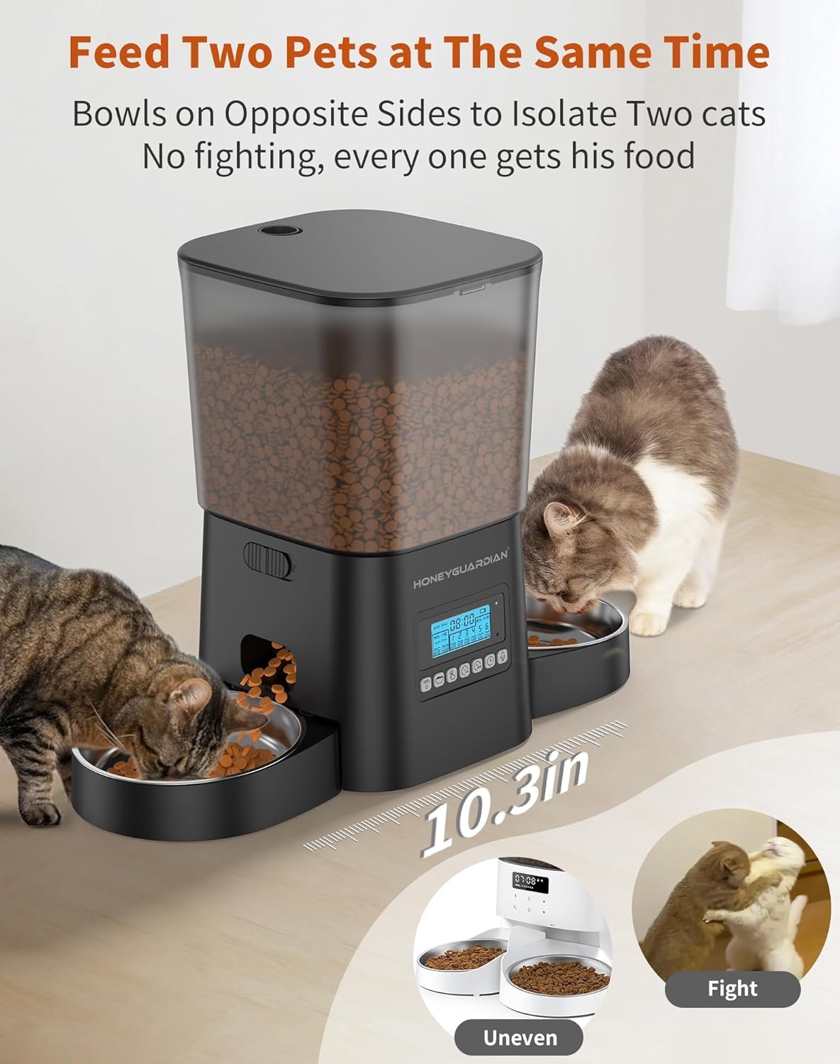Distributeur Croquettes Chat 3.5L