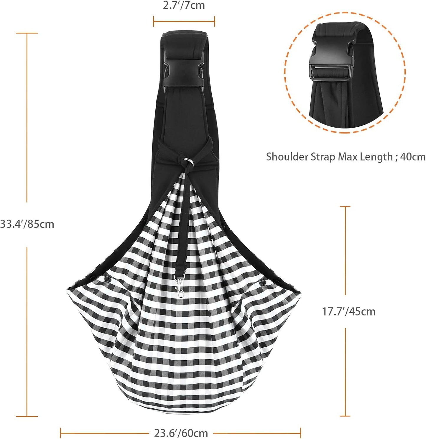 Sac Bandoulière Chat 7,5kg