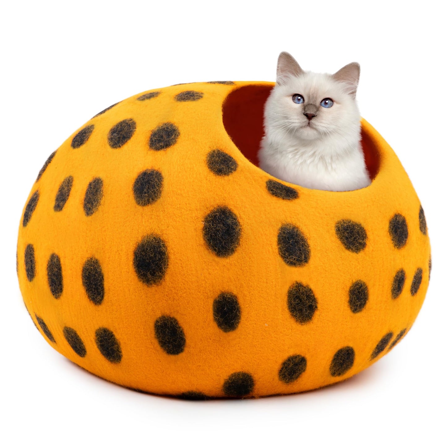 Panier Chat Coussin 100% Laine Mérinos