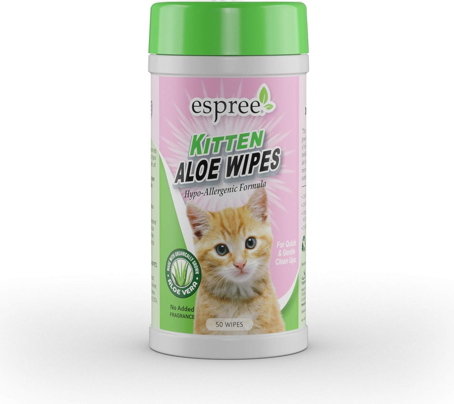 Lingettes pour Chat Aloe Vera x50