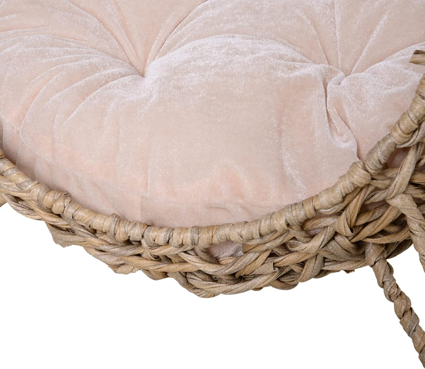 Panier Chat Coussin Ø 52 x 58H cm Coussin Moelleux Inclus