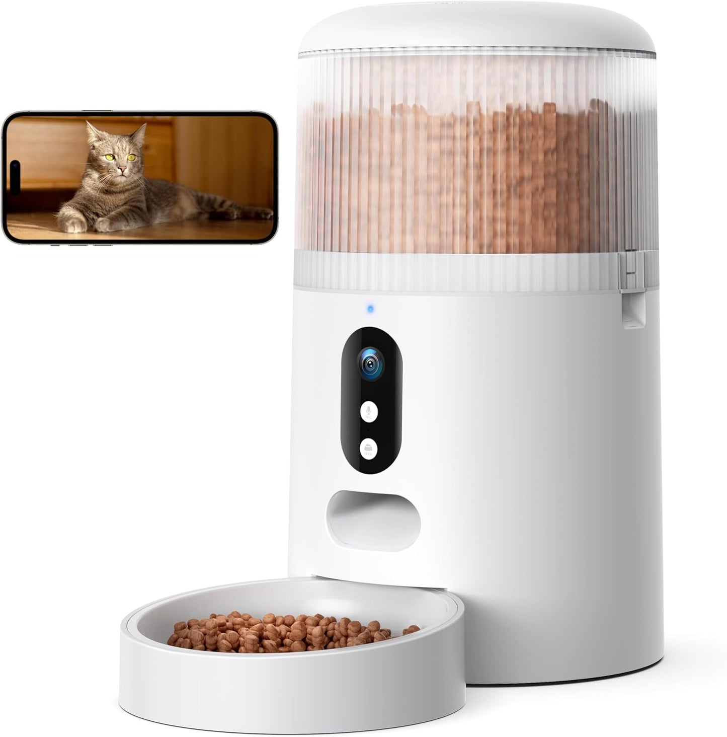Distributeur Croquettes Chat 4L