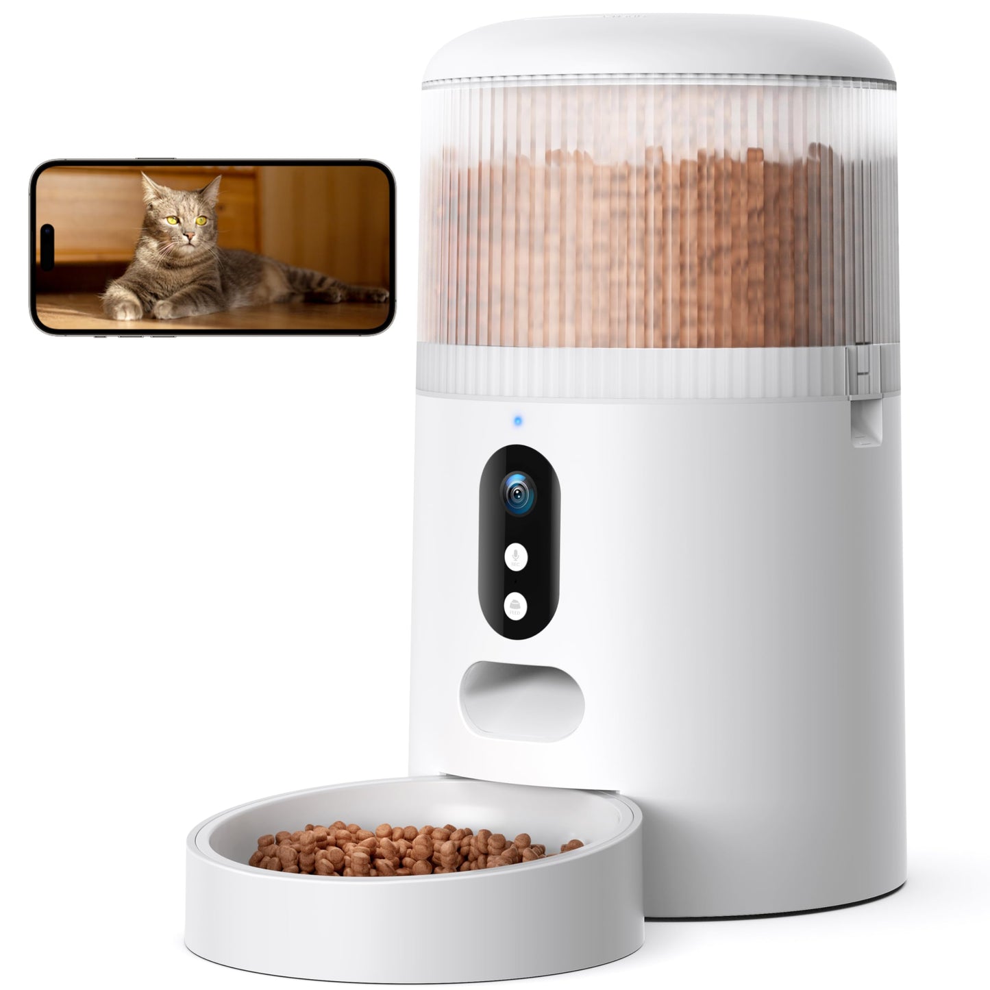 Distributeur Croquettes Chat 4L
