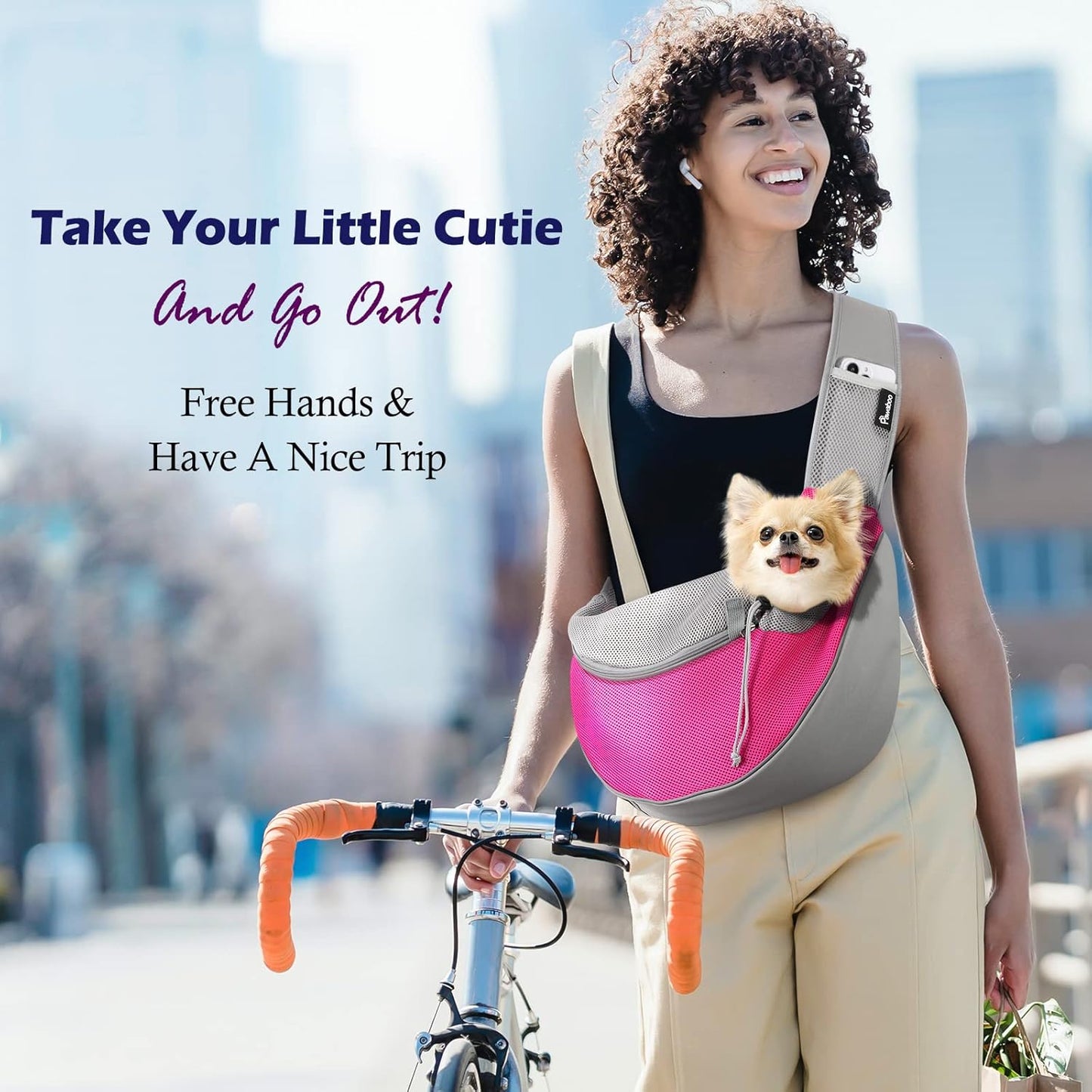 Sac Bandoulière Chat S/2.5kg M/4.5kg L/6.5kg