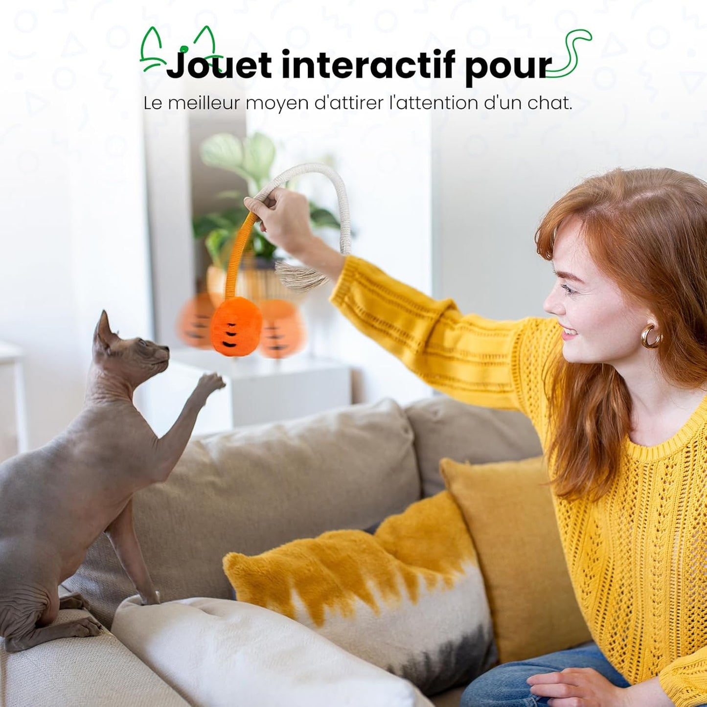 Jouet pour chat Corde en sisal