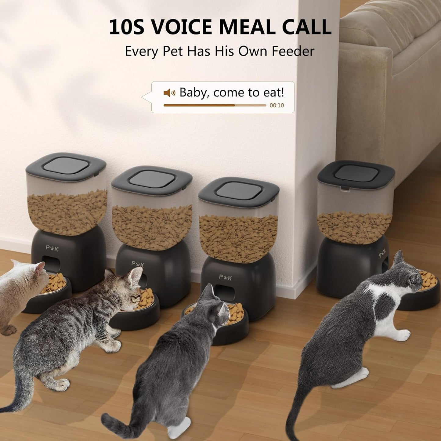 Distributeur Croquettes Chat 3L