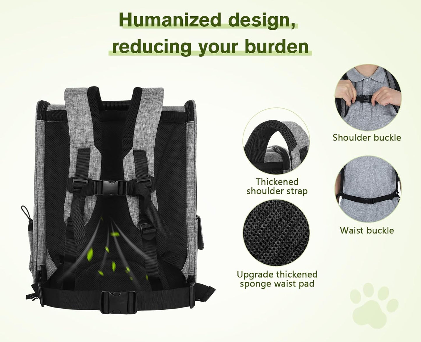 Sac Transport Chat L/XL/XXL de 6 à 10kg