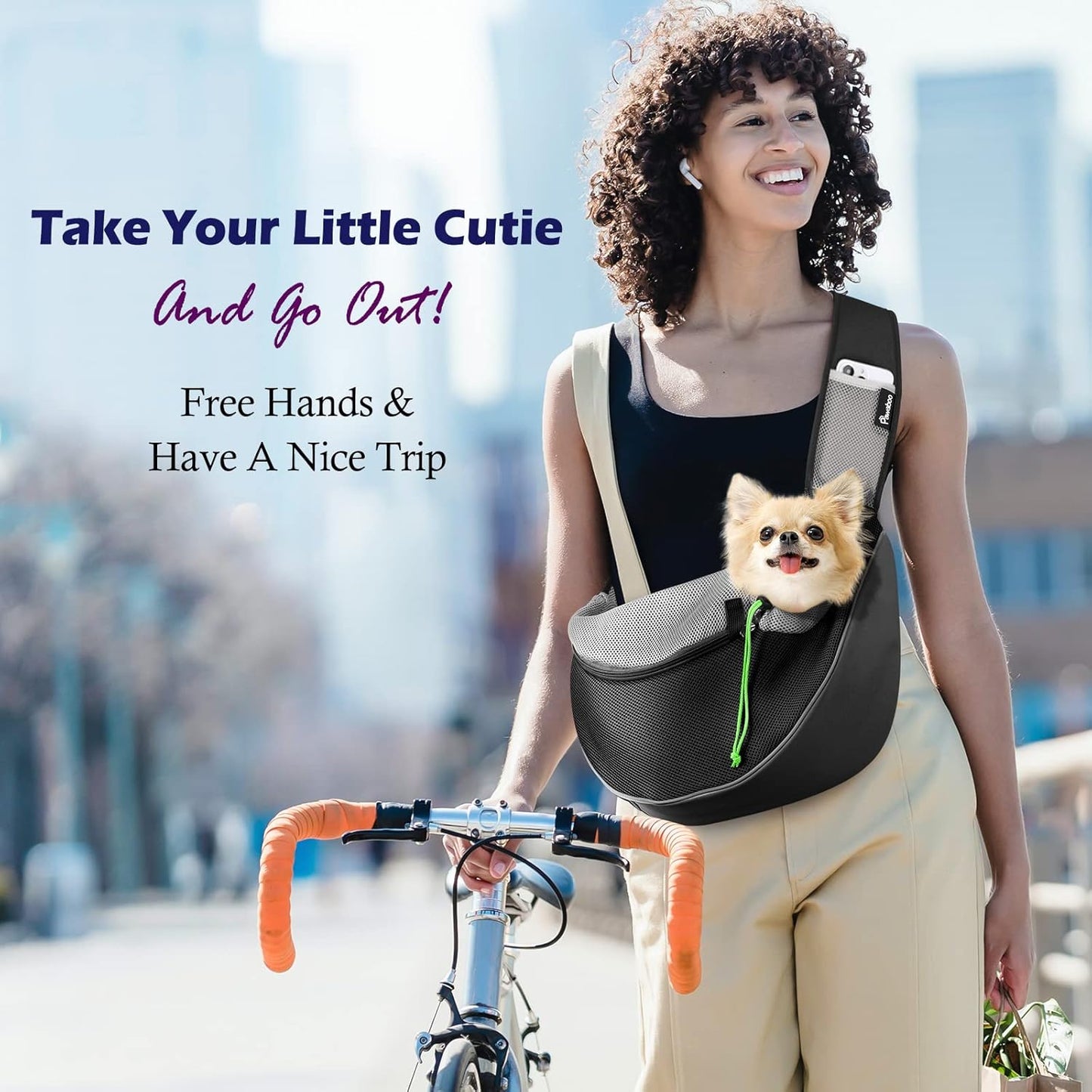 Sac Bandoulière Chat S/2.5kg M/4.5kg L/6.5kg