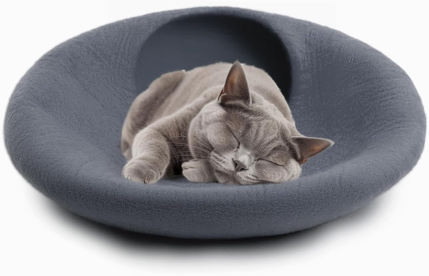 Panier Chat Coussin 100% Laine Mérinos