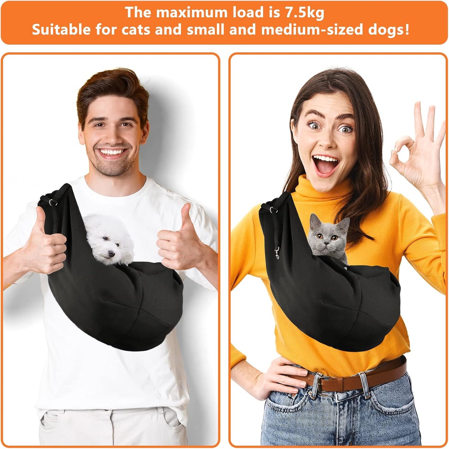 Sac Bandoulière Chat 7,5kg