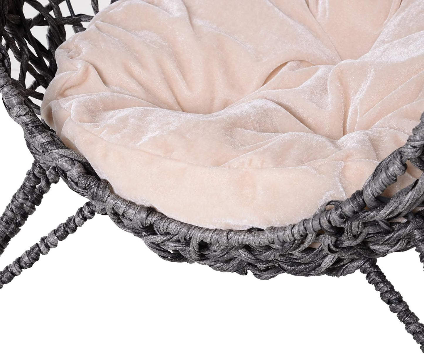 Panier Chat Coussin Ø 52 x 58H cm Coussin Moelleux Inclus
