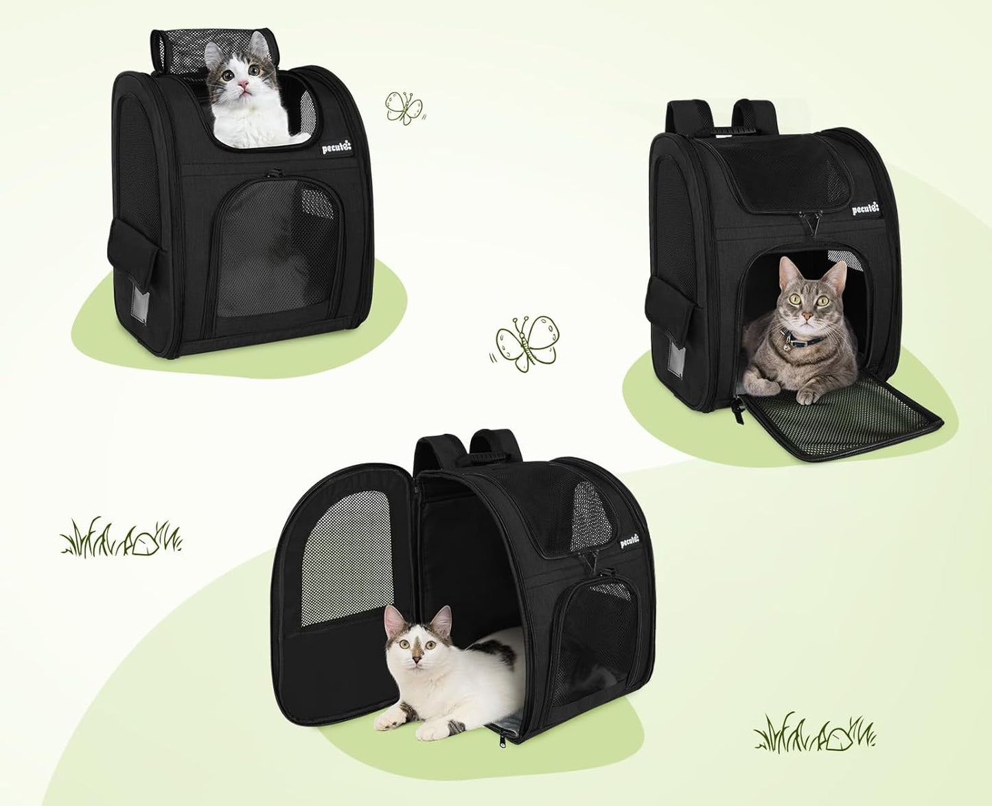 Sac Transport Chat L/XL/XXL de 6 à 10kg