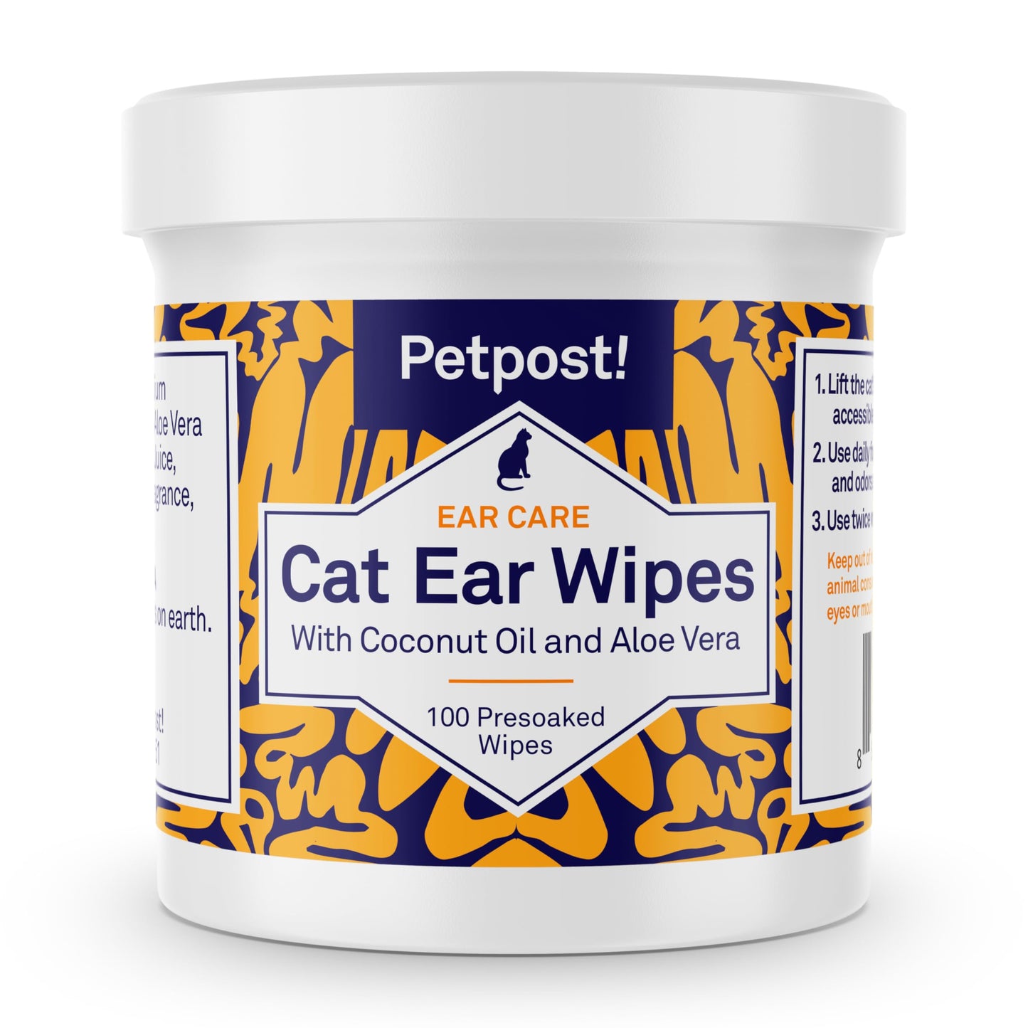 Lingettes pour Chat Oreilles x100