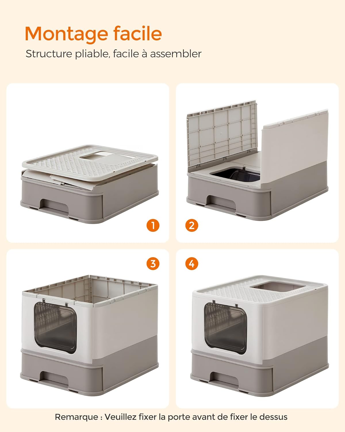 Bac à Litière Fermé