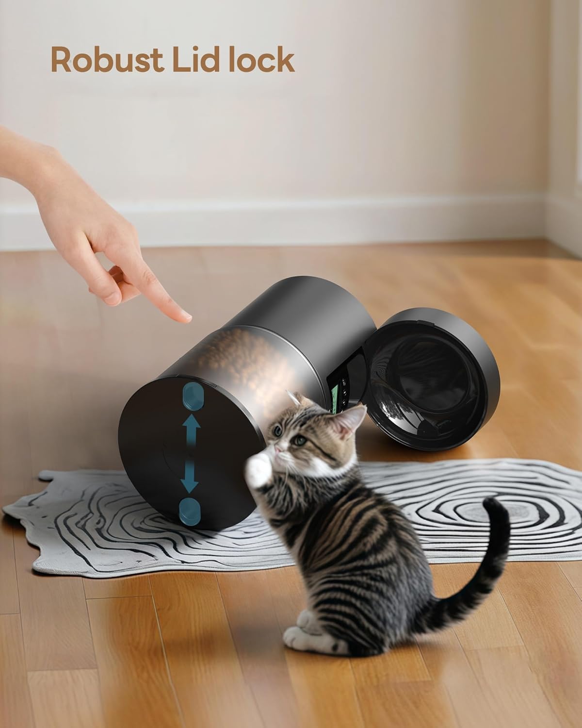 Distributeur Croquettes Chat 4L