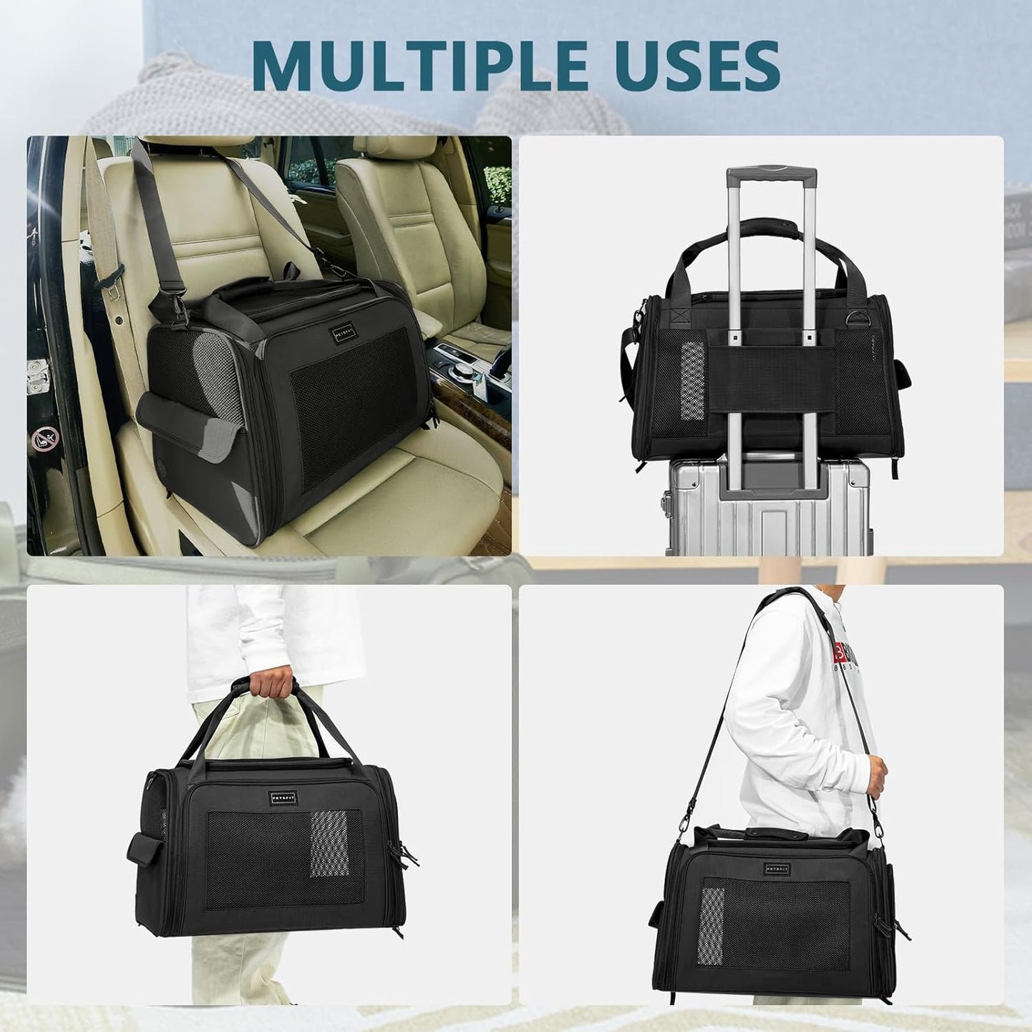 Sac Transport Chat (M) 47x30x30 7kg