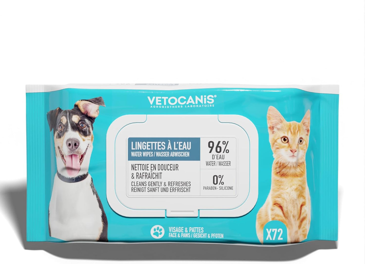 Lingettes pour Chat x72