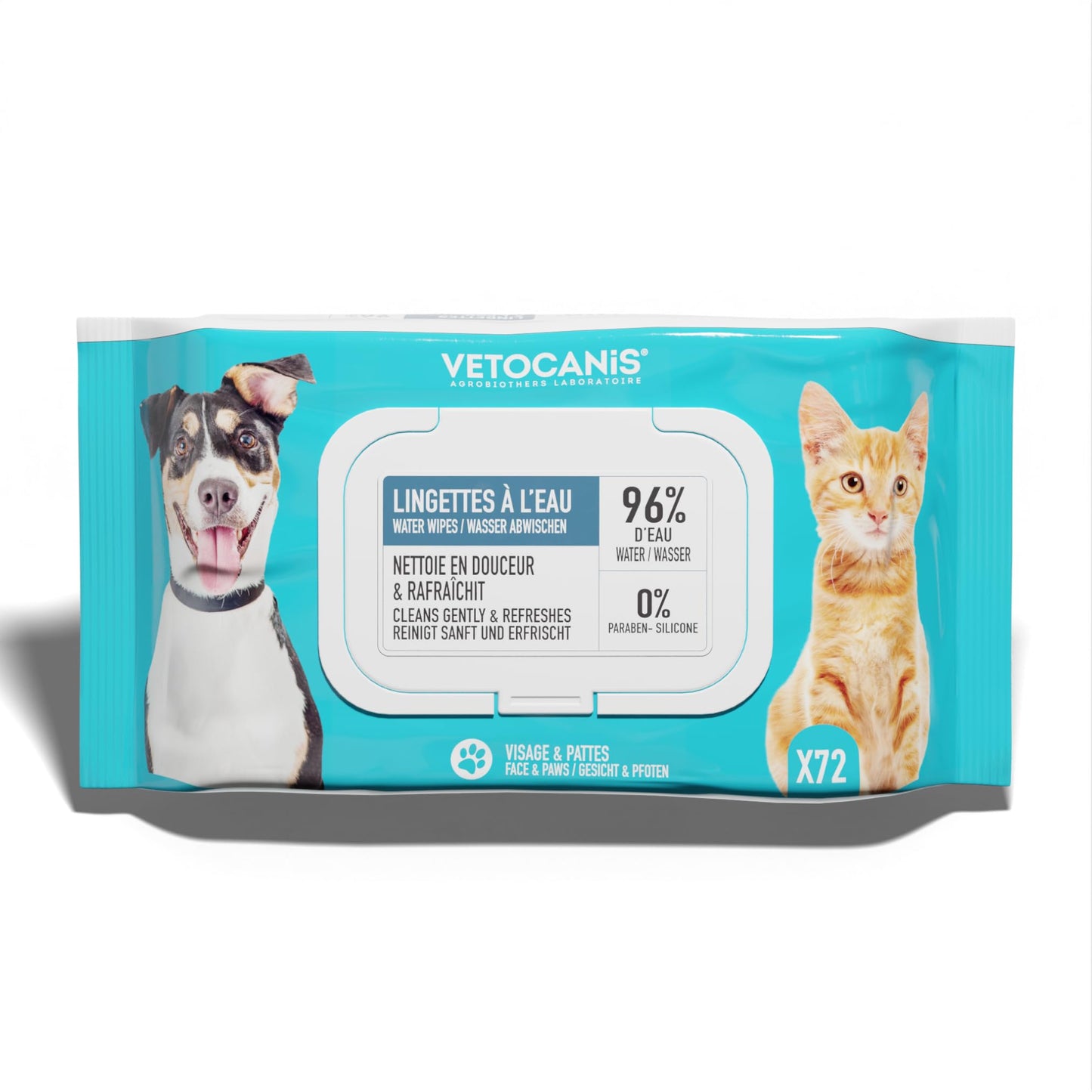 Lingettes pour Chat x72
