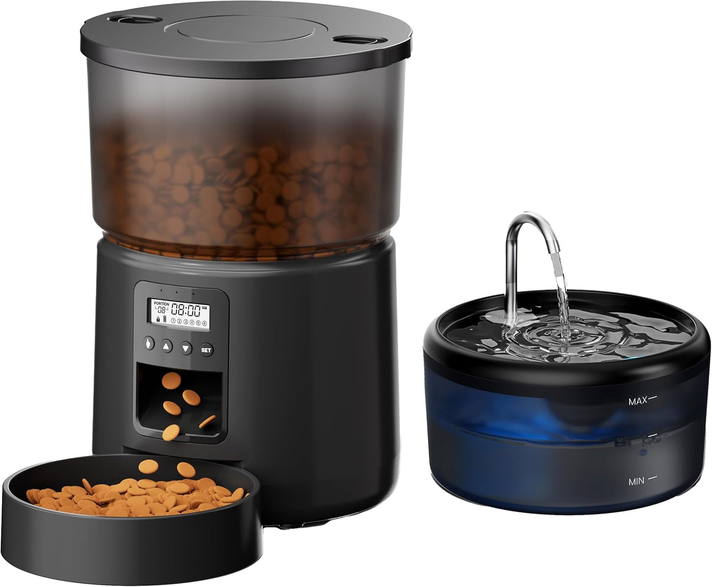 Distributeur Croquettes Chat 2,4L