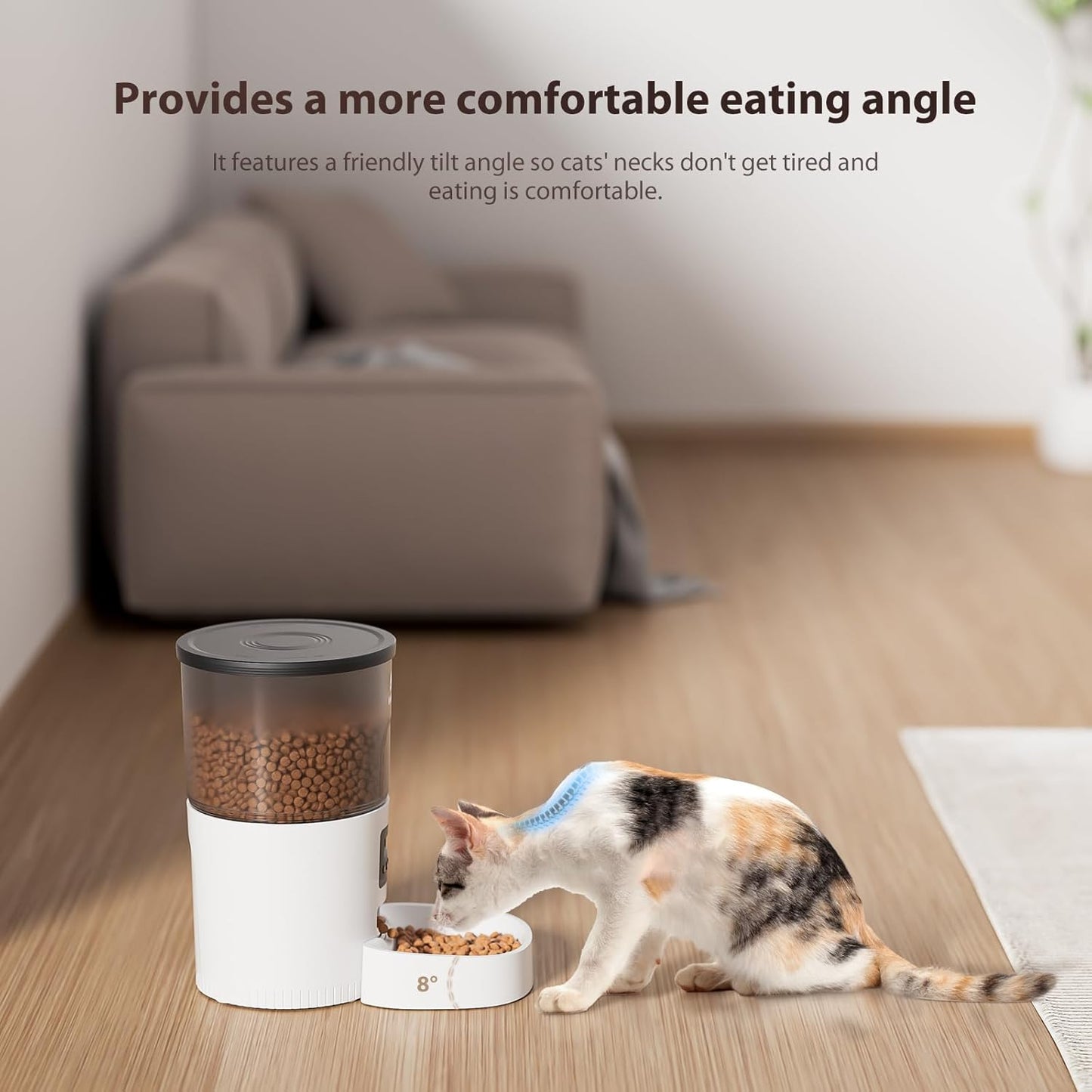 Distributeur Croquettes Chat A 1-6 Repas par Jour