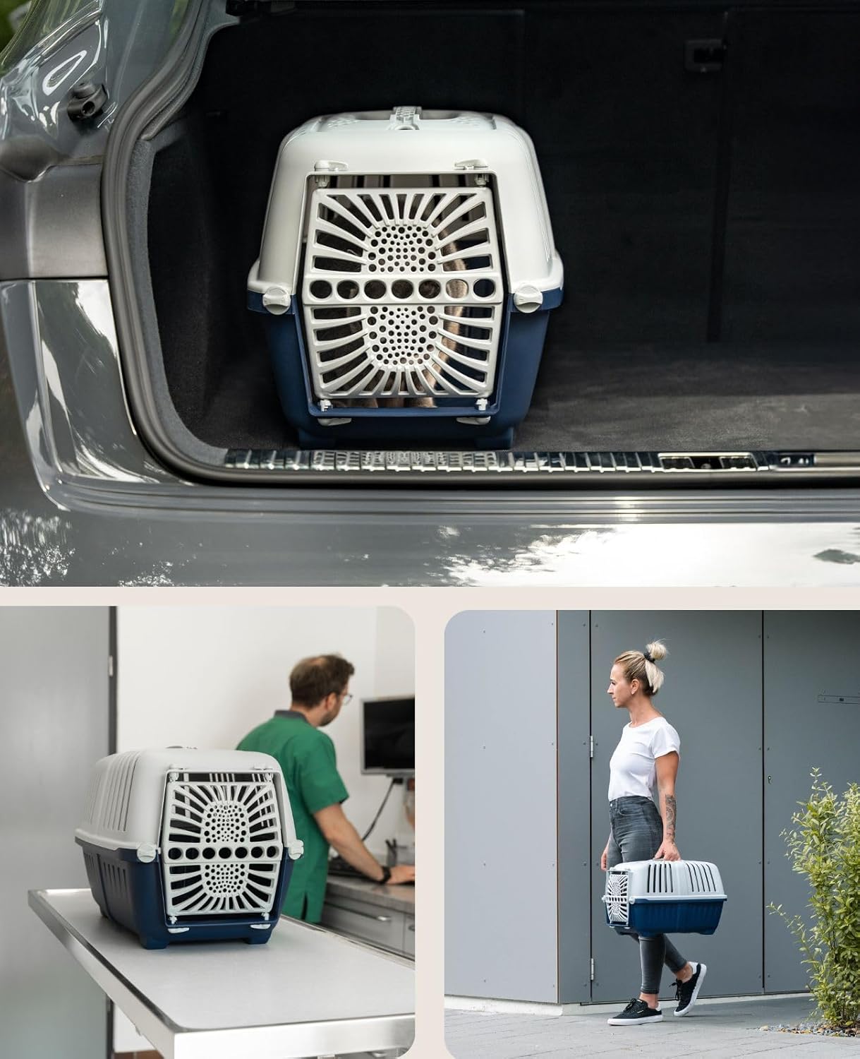 Caisse transport chat 48x31x33cm 15kg