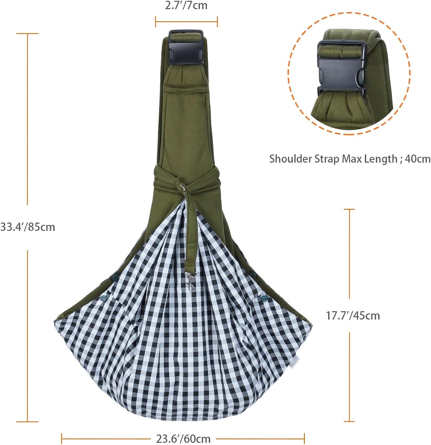 Sac Bandoulière Chat 7,5kg