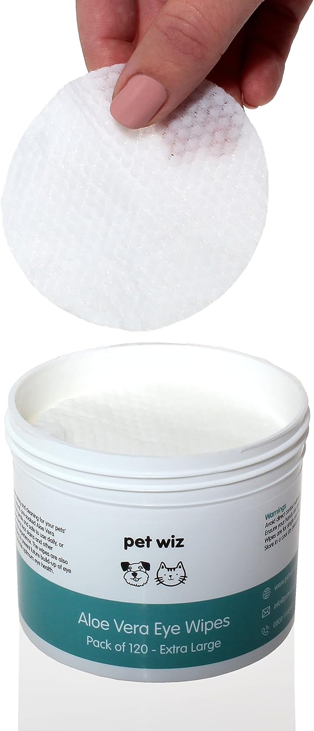 Lingettes pour Chat - Yeux l'aloe Vera