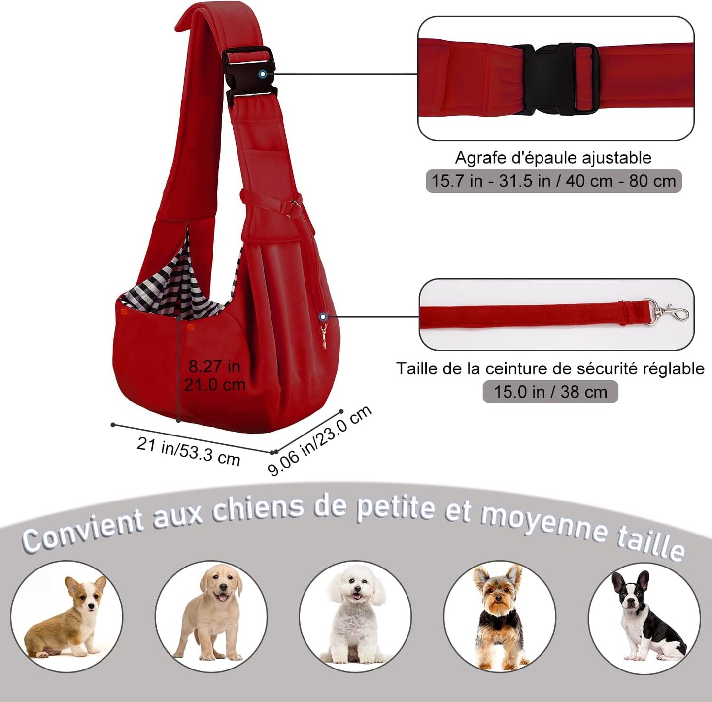 Sac Bandoulière Chat 5kg