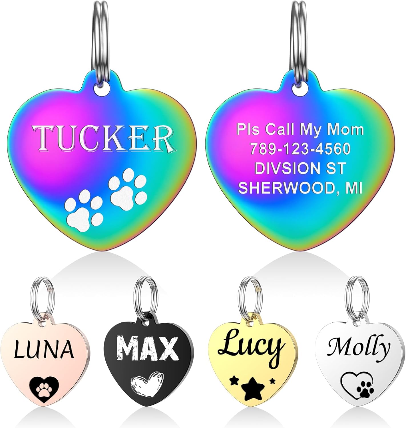 Collier Chat Médaille Personnalisable
