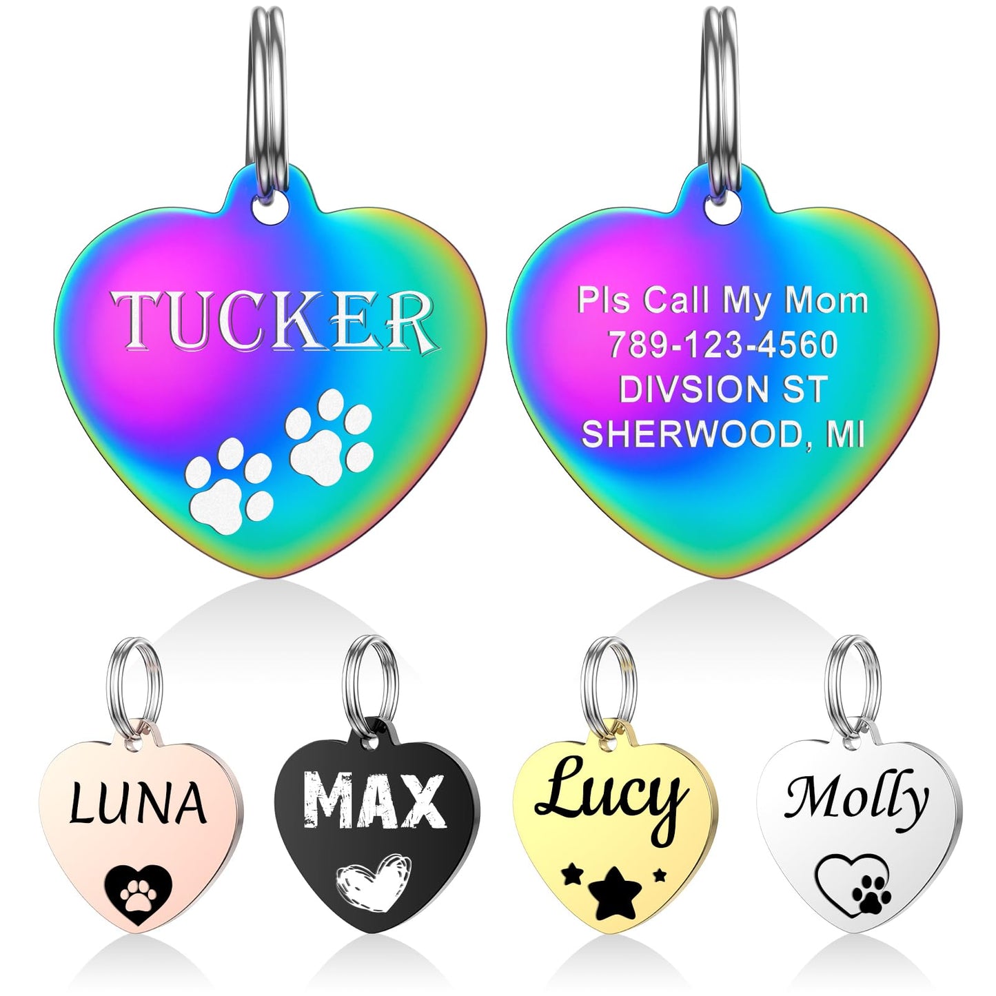 Collier Chat Médaille Personnalisable
