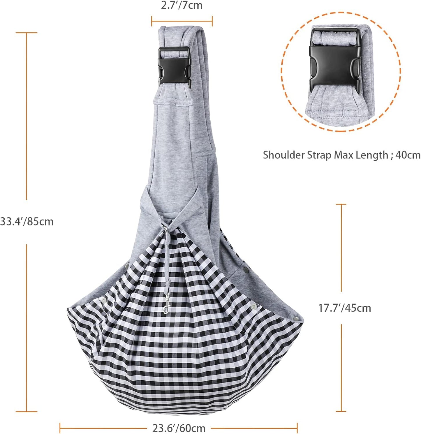 Sac Bandoulière Chat 7,5kg