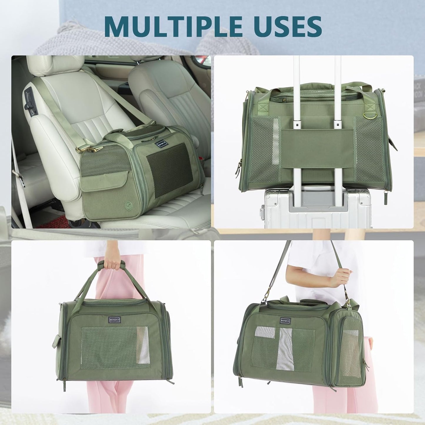 Sac Transport Chat (L) 50x33x33 10kg