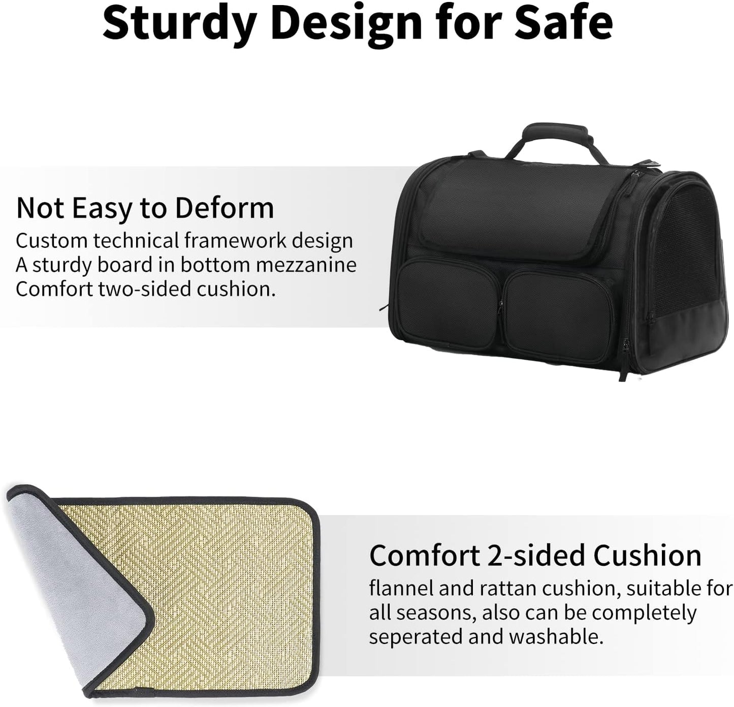 Sac Transport Chat 44 x 30 x 29 cm 20 kg